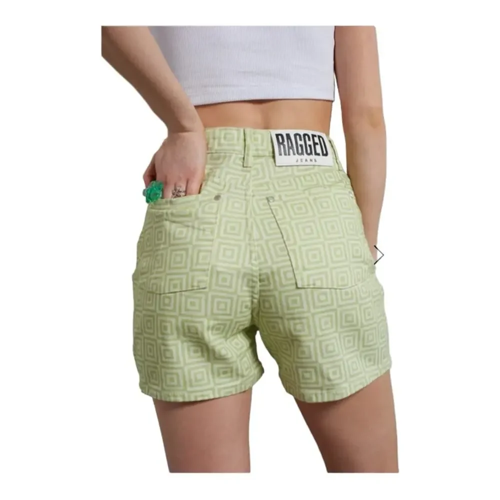 The Ragged Priest Turf Printed Denim Shorts - Picture 2 of 5